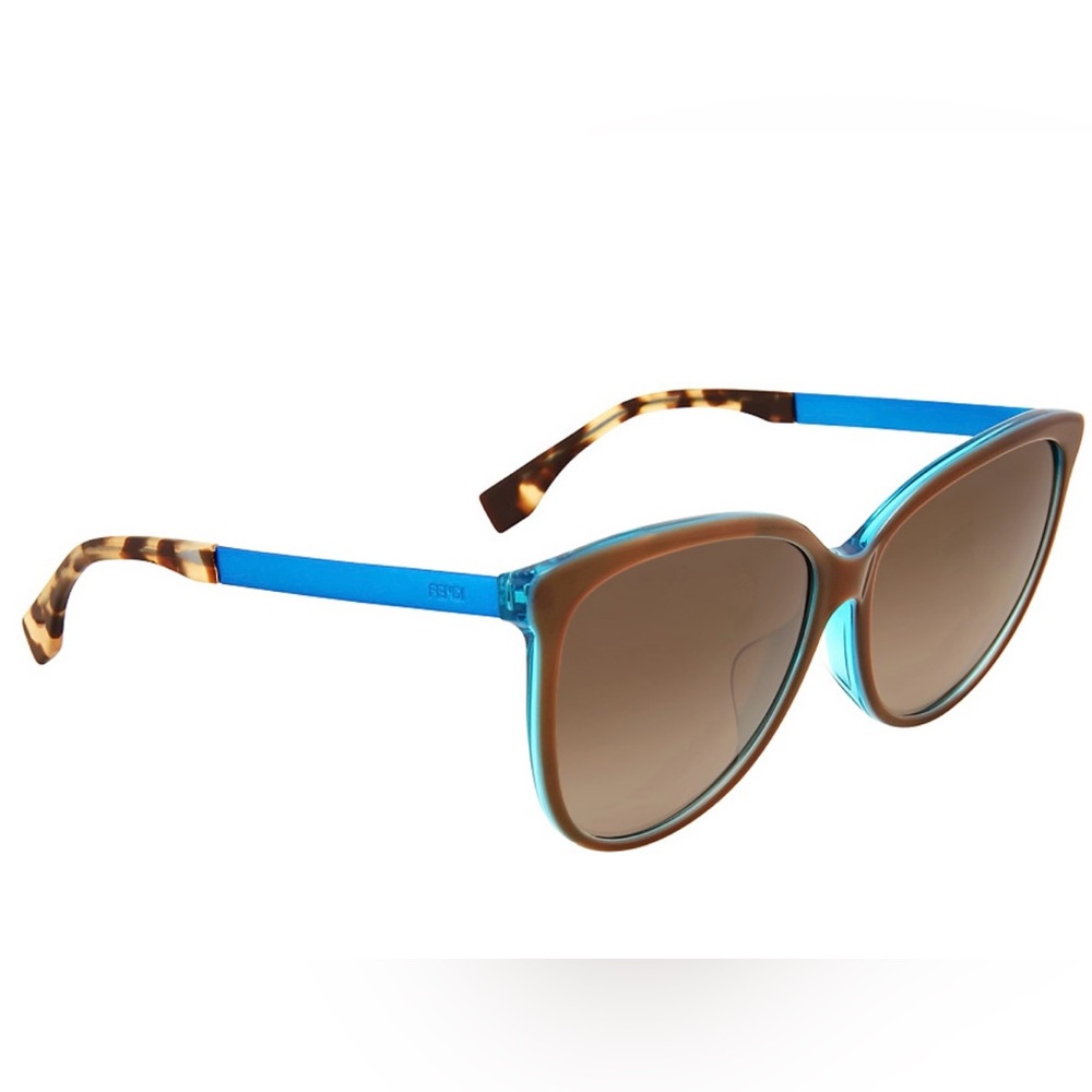 FENDI Safilo BROWN PEARLED TURQUOISE MATT TURQUO Brand New all inclusion